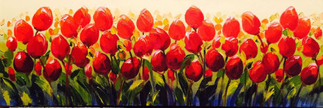 Tulipanes rojos