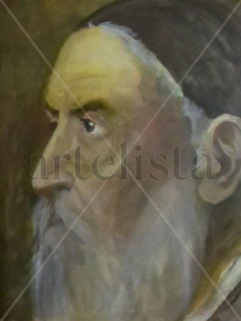 Tiziano Autorretrato. (reproducción)