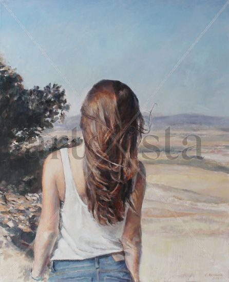 Horizonte de Sueños Oil Canvas Figure Painting