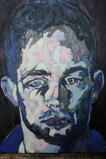 No culpable Mixed media Canvas Portrait