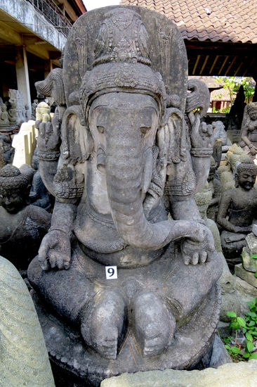 Ganesha river stone Stone Figurative