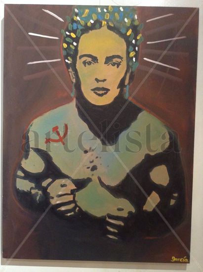 Frida Rebel Acrylic Panel Portrait