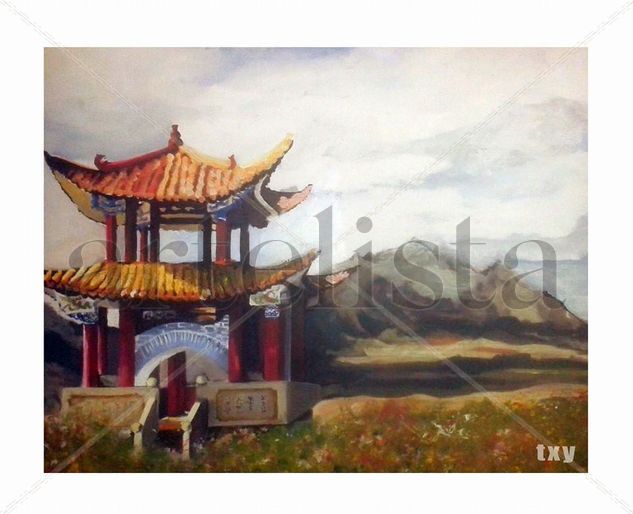 China Acrylic Canvas Landscaping