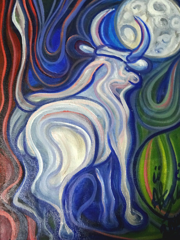 El toro enamorado de la luna