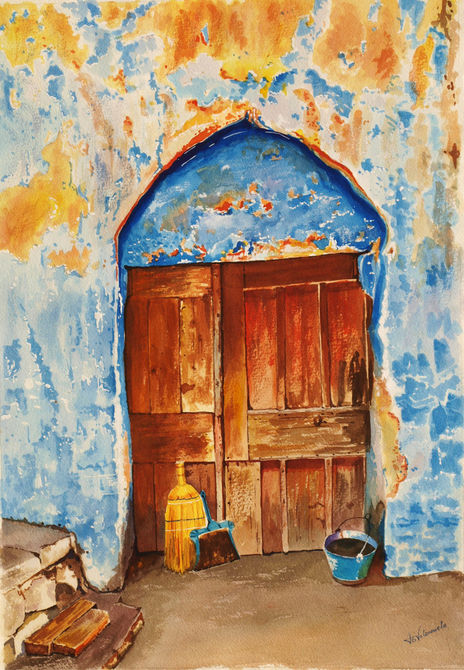 Puerta y color