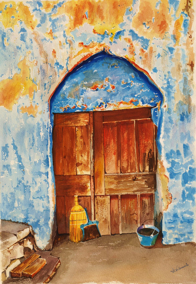 Puerta y color