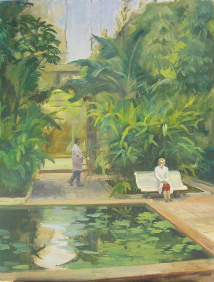 Botánico II Oil Canvas Landscaping