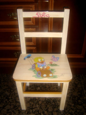 Sillita infantil Acrílico Tabla Otros