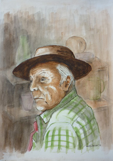 Pionero Watercolour Card Portrait