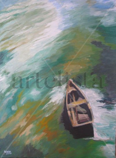 Verdemar Oil Canvas Marine Painting