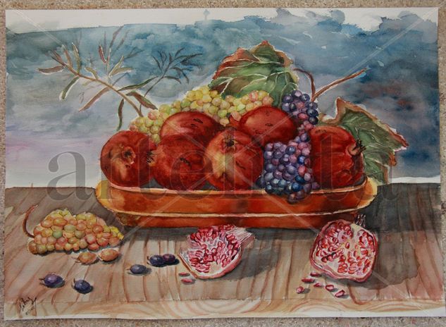 bodegon Watercolour Paper Still Life Paintings