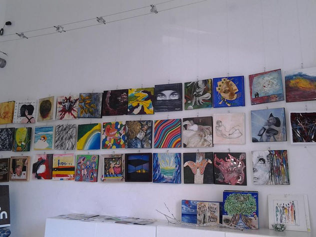Exposición en Roma (Italia) donde he participado con grandes artistas internacionales.
