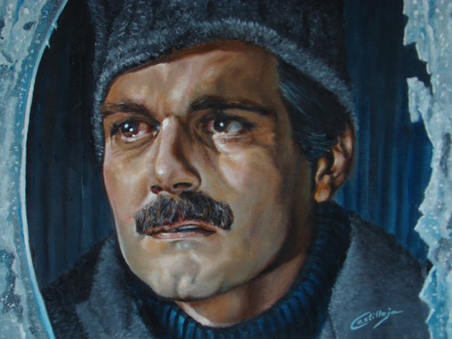 DOCTOR ZHIVAGO,EL ADIOS A LARA Oil Paper Portrait