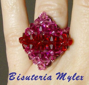 Anillo en cristal Swarovski Bisutería Joyería y Bisutería