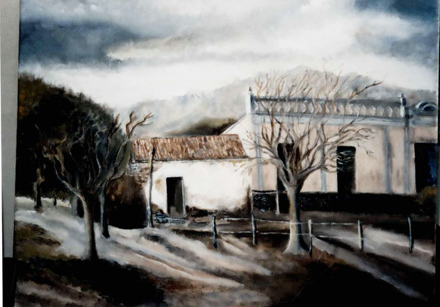 Caserío salteño. Oil Canvas Landscaping