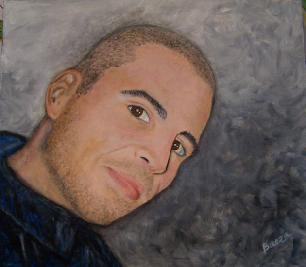 JORGE Oil Canvas Portrait