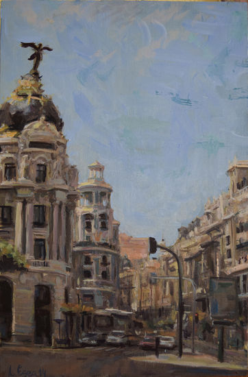 Madrid Oil Panel Landscaping