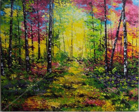 Bosque en primavera