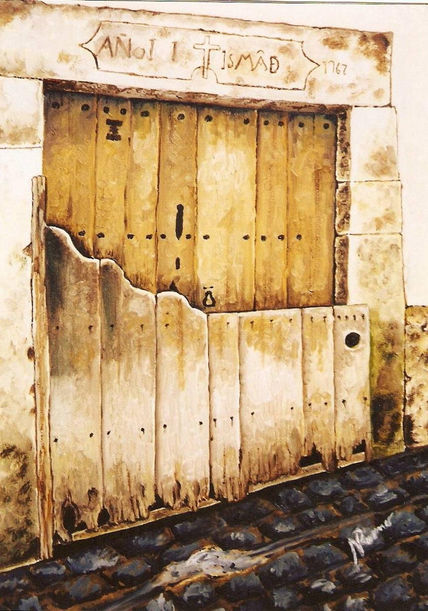 puerta en Candelario