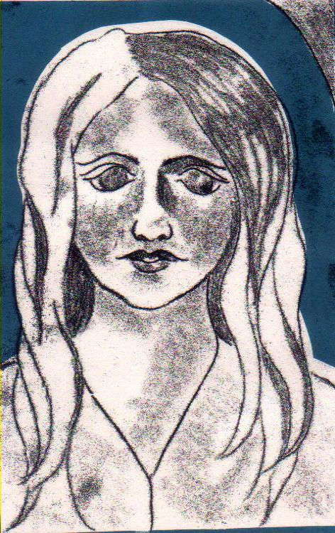 " CON LOS OJOS TRISTES "
