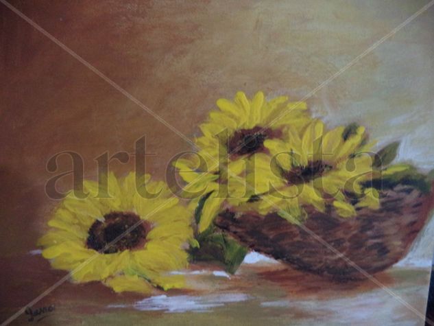 Girasoles Acrylic Canvas Floral Painting