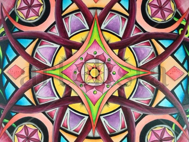 Mandala equilibrio Acrílico Tabla Otros