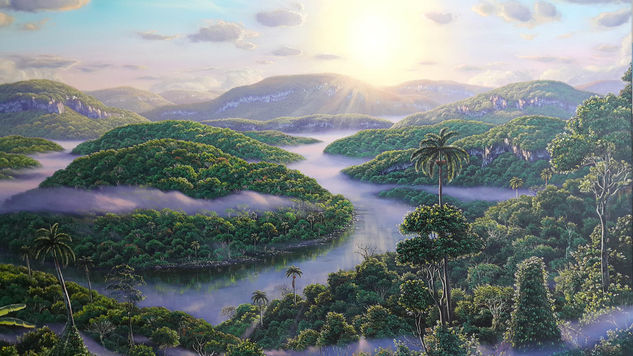 Damian Yonel Garcia Óleo Lienzo Paisaje