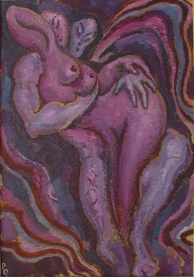 Enamorados Oil Card Nude Paintings