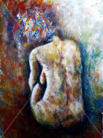 LA PENA DE EVA Acrylic Canvas Nude Paintings