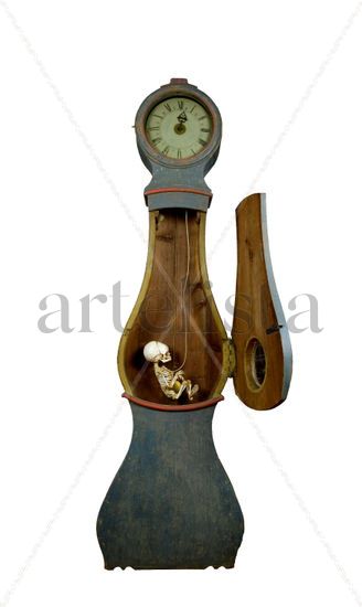 RELOJ EMBARAZADO 1 Madera Figurativa