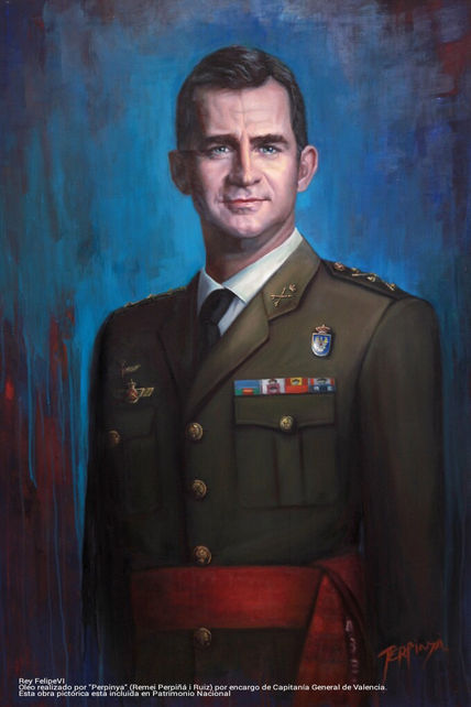 FELIPE VI, retrato...