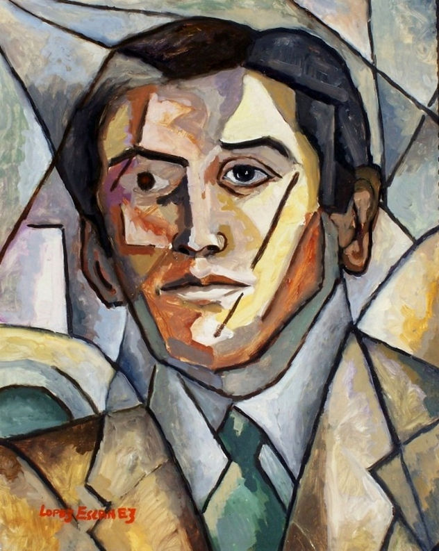 AUTORRETRATO., CUBISTA.