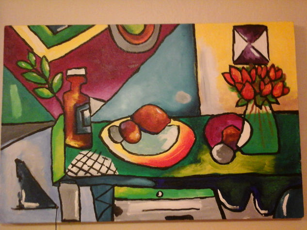 Almuerzo Acrylic Canvas Still Life Paintings