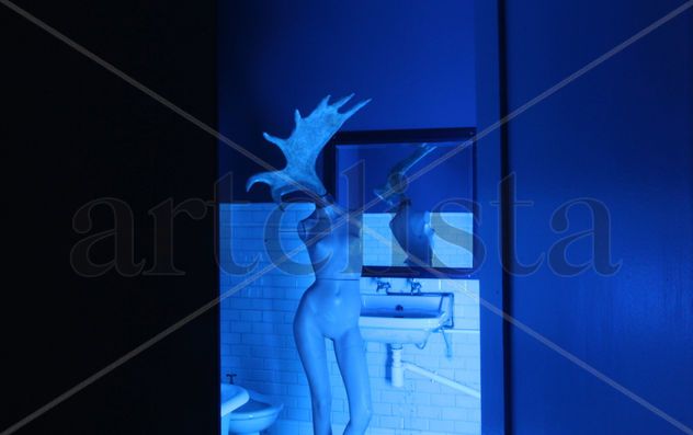 Sorpresa en el cuarto de baño