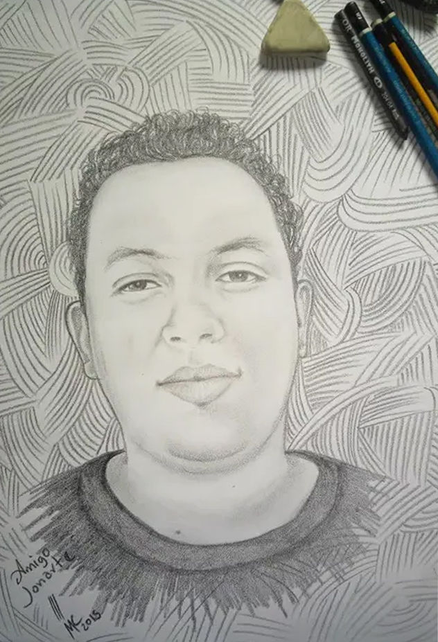 JONARTE RETRATO AL CARBONCILLO