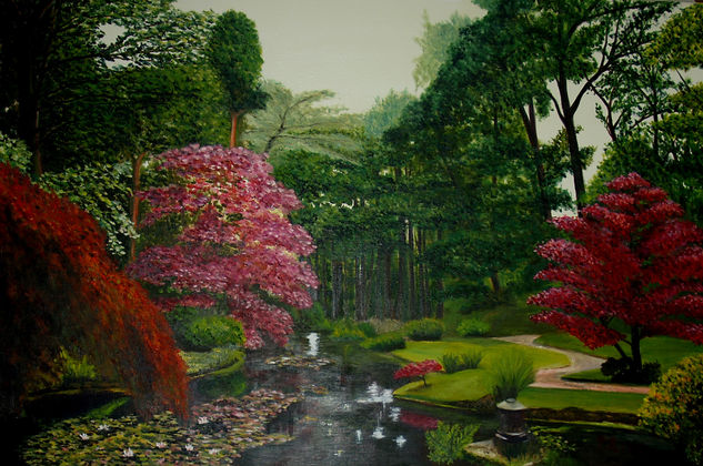 quiet Oil Canvas Landscaping