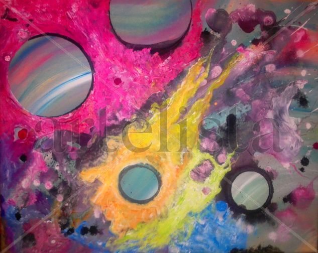 Crazy Space Acrylic Canvas Landscaping