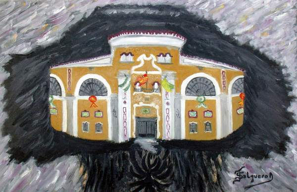 Plaza de toros La Montera Oil Canvas Others