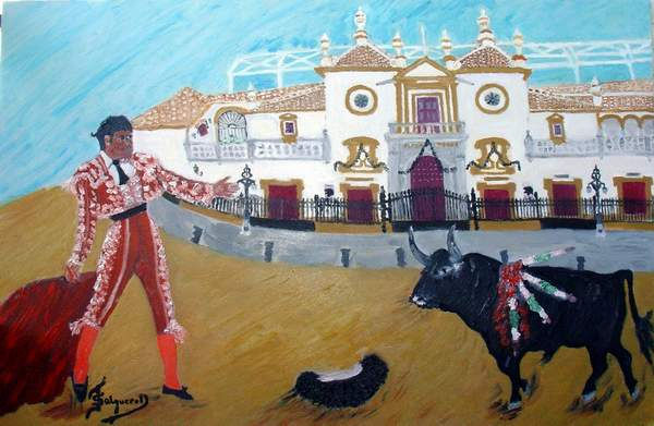 Maestranza de Sevilla Oil Canvas Others