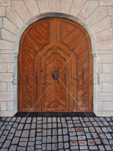 PUERTA EN PRAGA Oil Panel Others