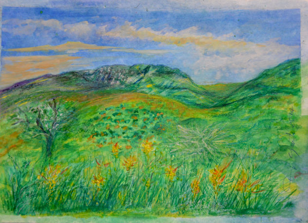 URITORCO EN PRIMAVERA Watercolour Paper Landscaping