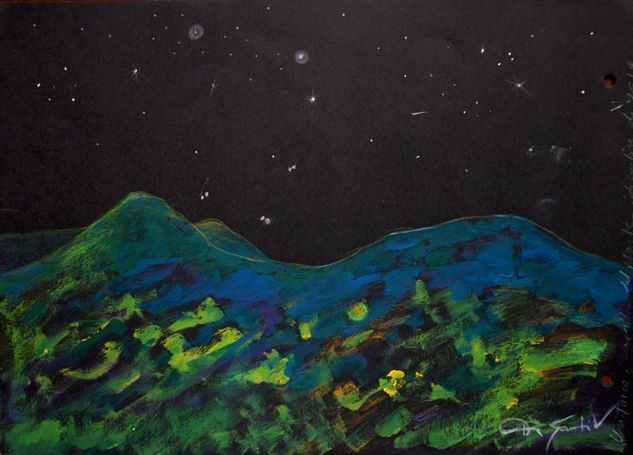 URITORCO NOCTURNO II Acrylic Paper Landscaping