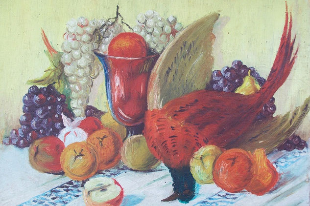 MI PRIMERA PINTURA AL OLEO Oil Canvas Still Life Paintings