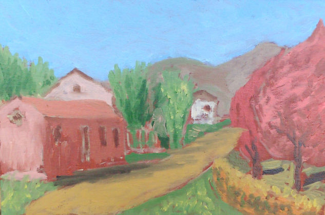 Paisaje -Asturias 2015 Oil Canvas Landscaping