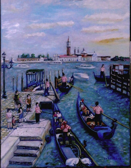 VENECIA Oil Canvas Marine Painting