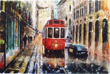 el tranvia rojo