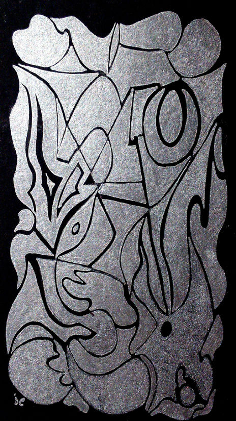Plata sobre negro