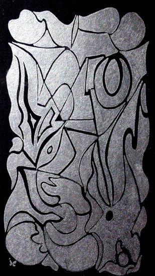 Plata sobre negro Ink