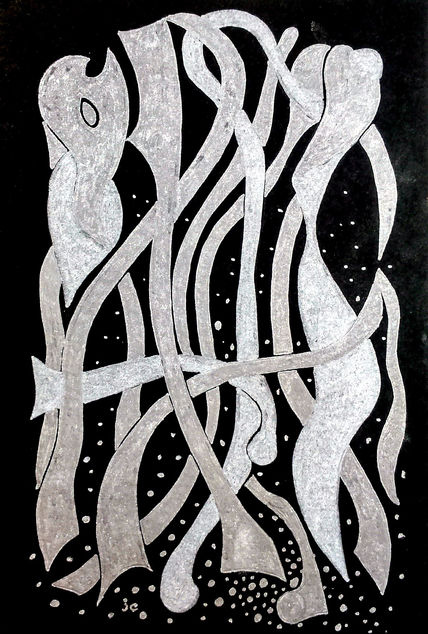 Plata sobre negro