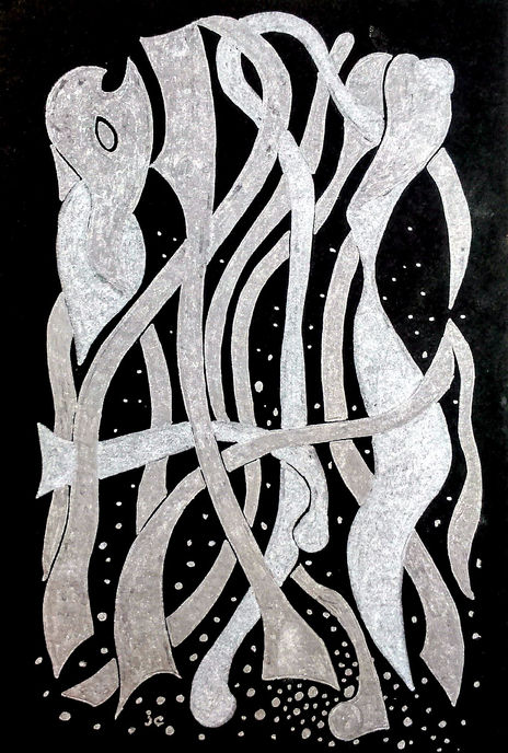 Plata sobre negro